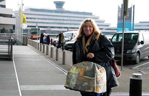 Friederike am Klner Flughafen